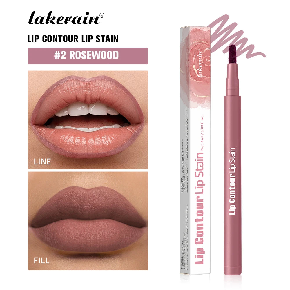 2 in 1 Dual Sided Lip Contour Stain and Liner - 27