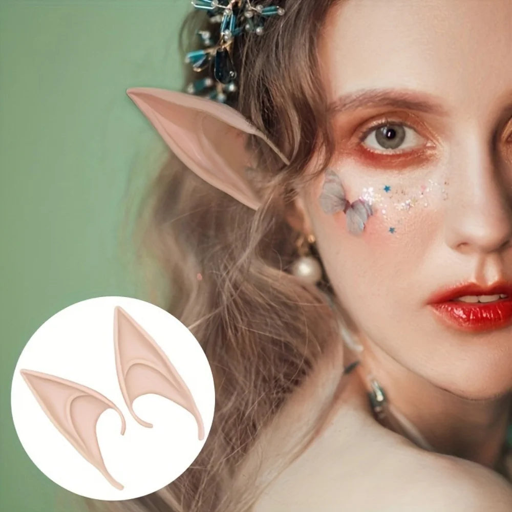 Elf Ears Cosplay Costume Accessories Fairy Angel Party Props 1 10 Pairs - 17