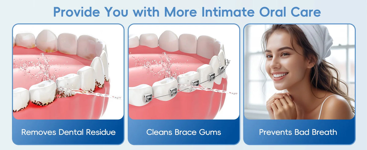 Water Flosser and Electric Toothbrush Combo Oral Clean Kit