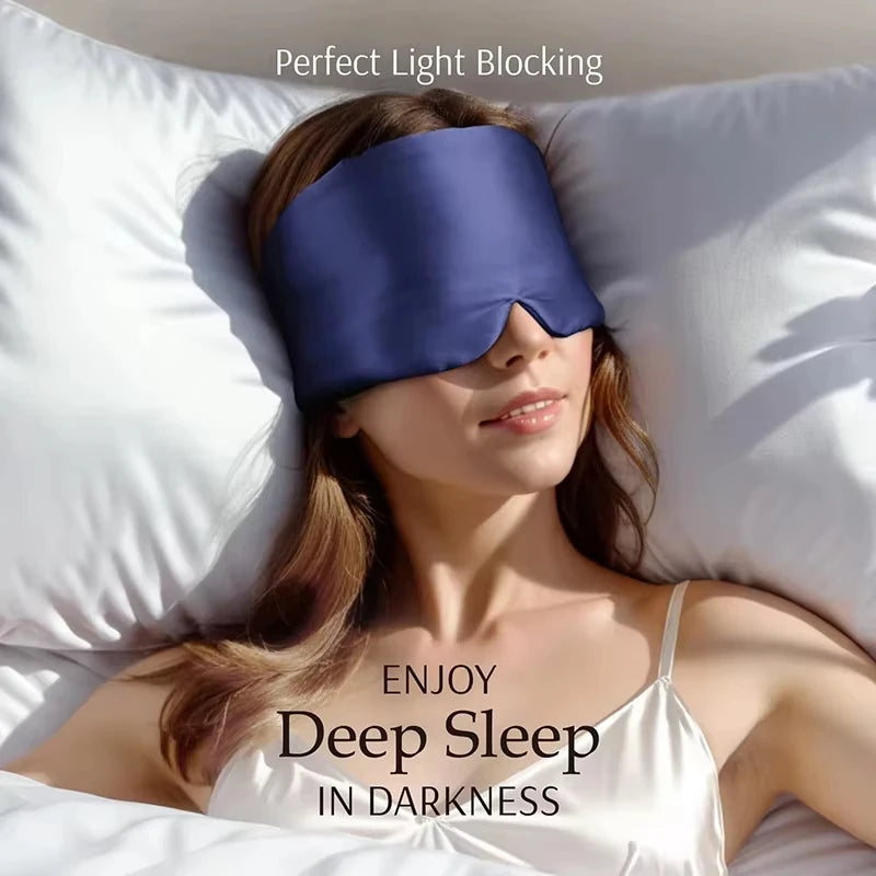 Silk Sleep Mask Pressureless Sleeping Mask Anti Wrinkle Eye Mask - 3