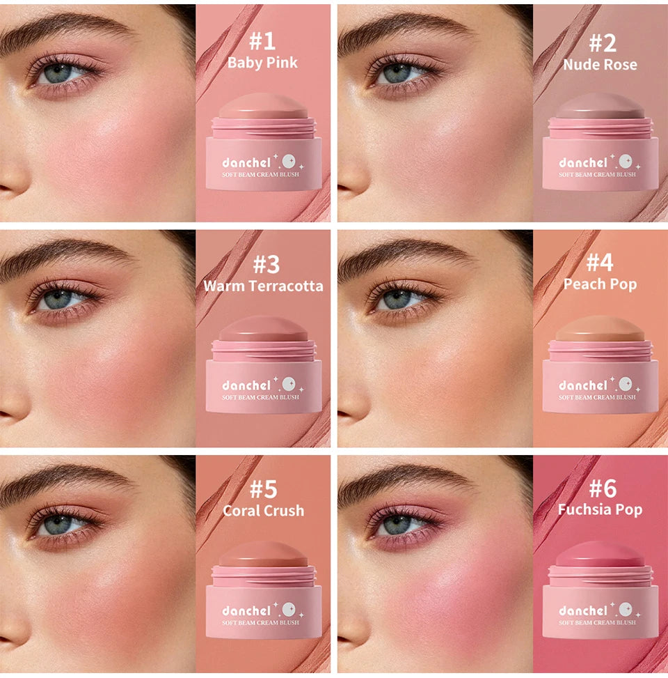 Soft Cream Blush Makeup Smooth Multi-Use Blushes