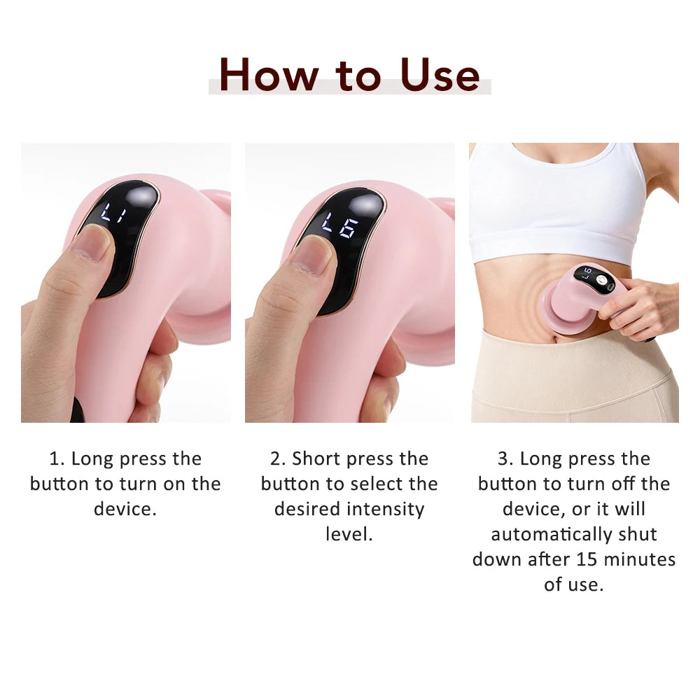 Body Massager Portable Massage Stick Wireless Body Sculpting Machine