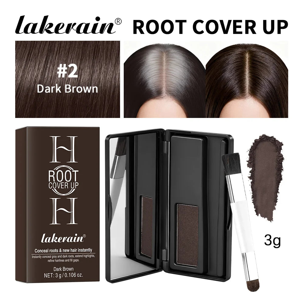 Natural Hair Line Shadow Powder Root Cover Up Concealer Palette - 23