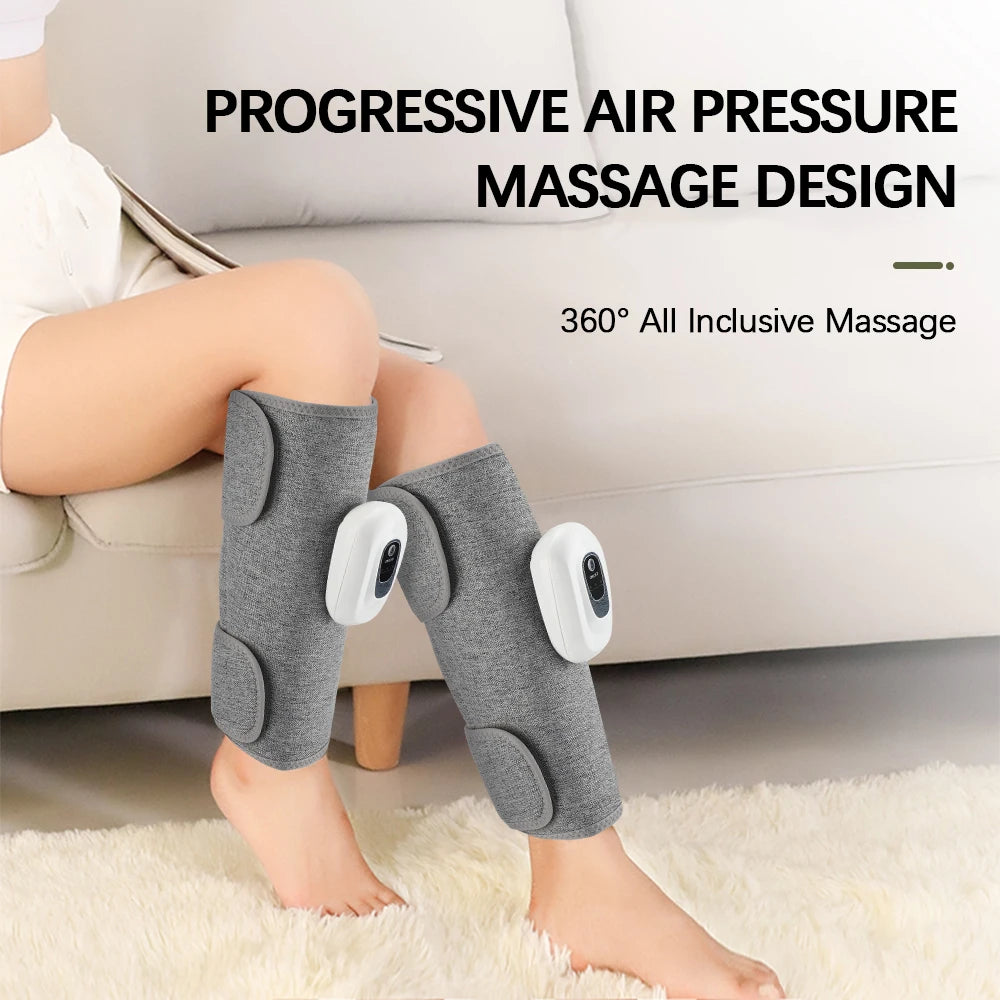 Wireless Air Pressure Calf Massager Electric Leg Compression Wrap - 1