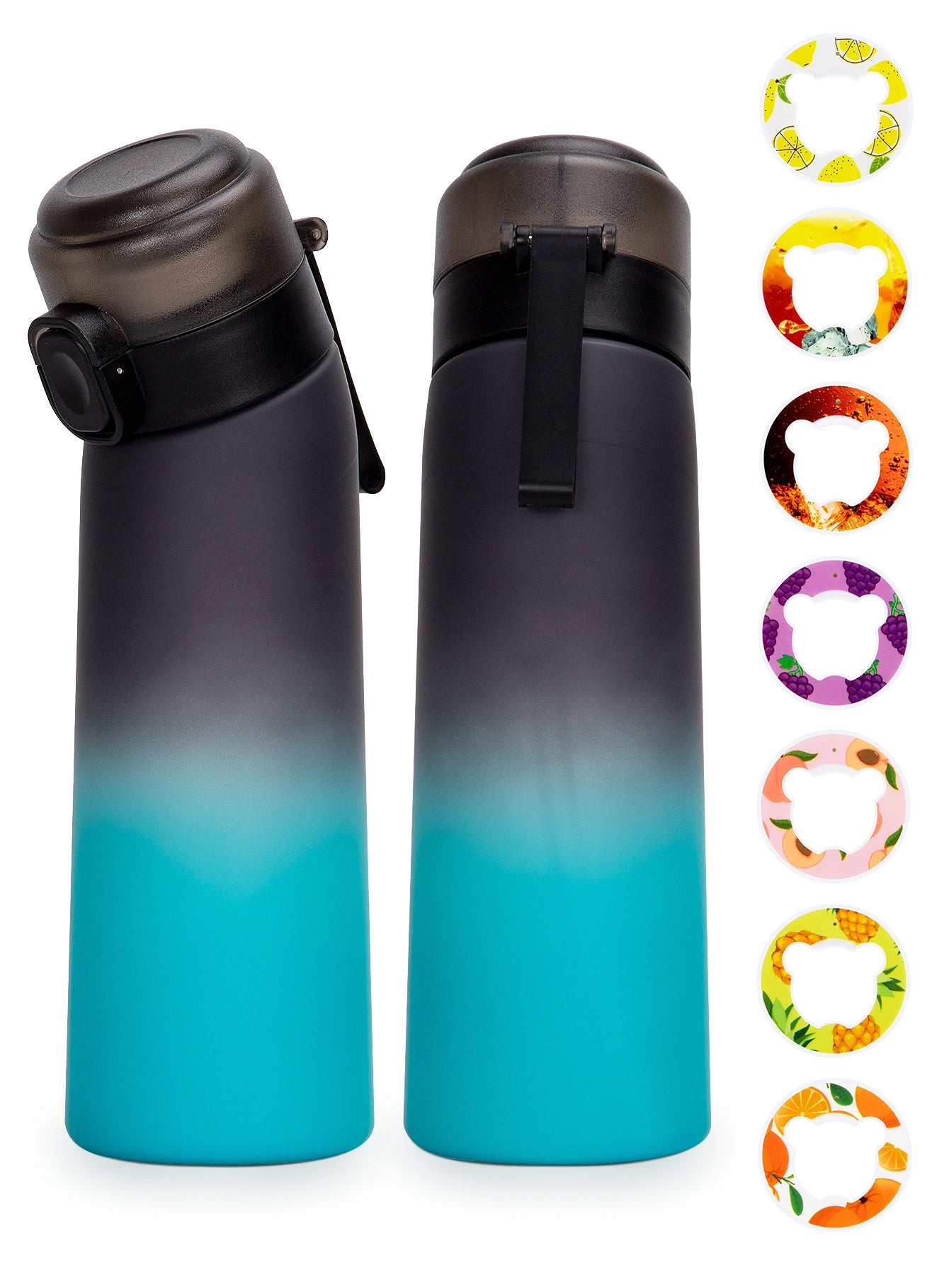650ml Flavored Water Bottle with Scent Pods Sports Air Infuser Cup
