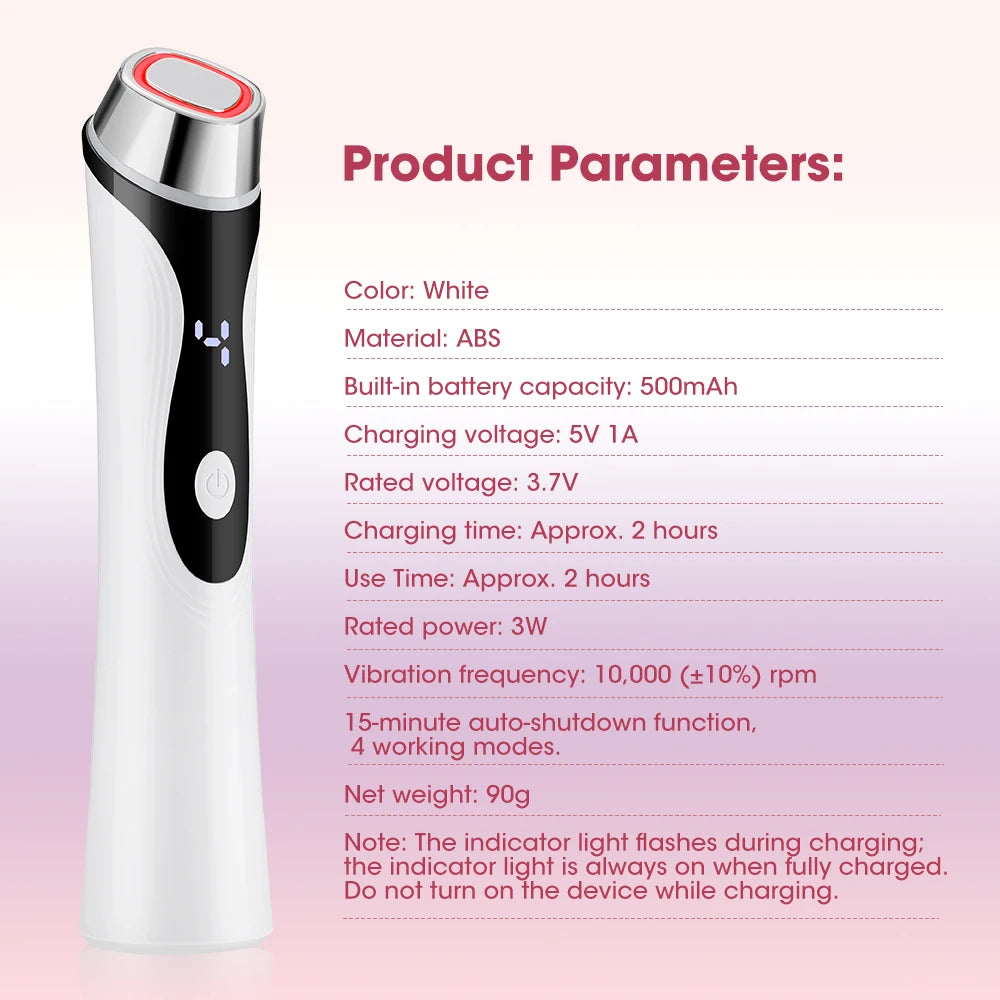 4 Modes Microcurrent Facial Massager Skin Tightening Device - 13