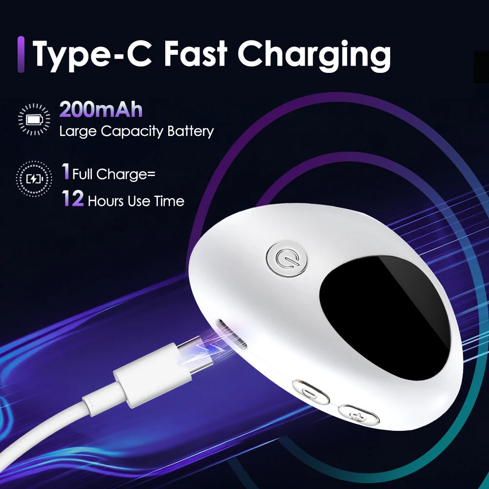 Microcurrent Sleep Aid Device CES Palm Massager for Insomnia Relief