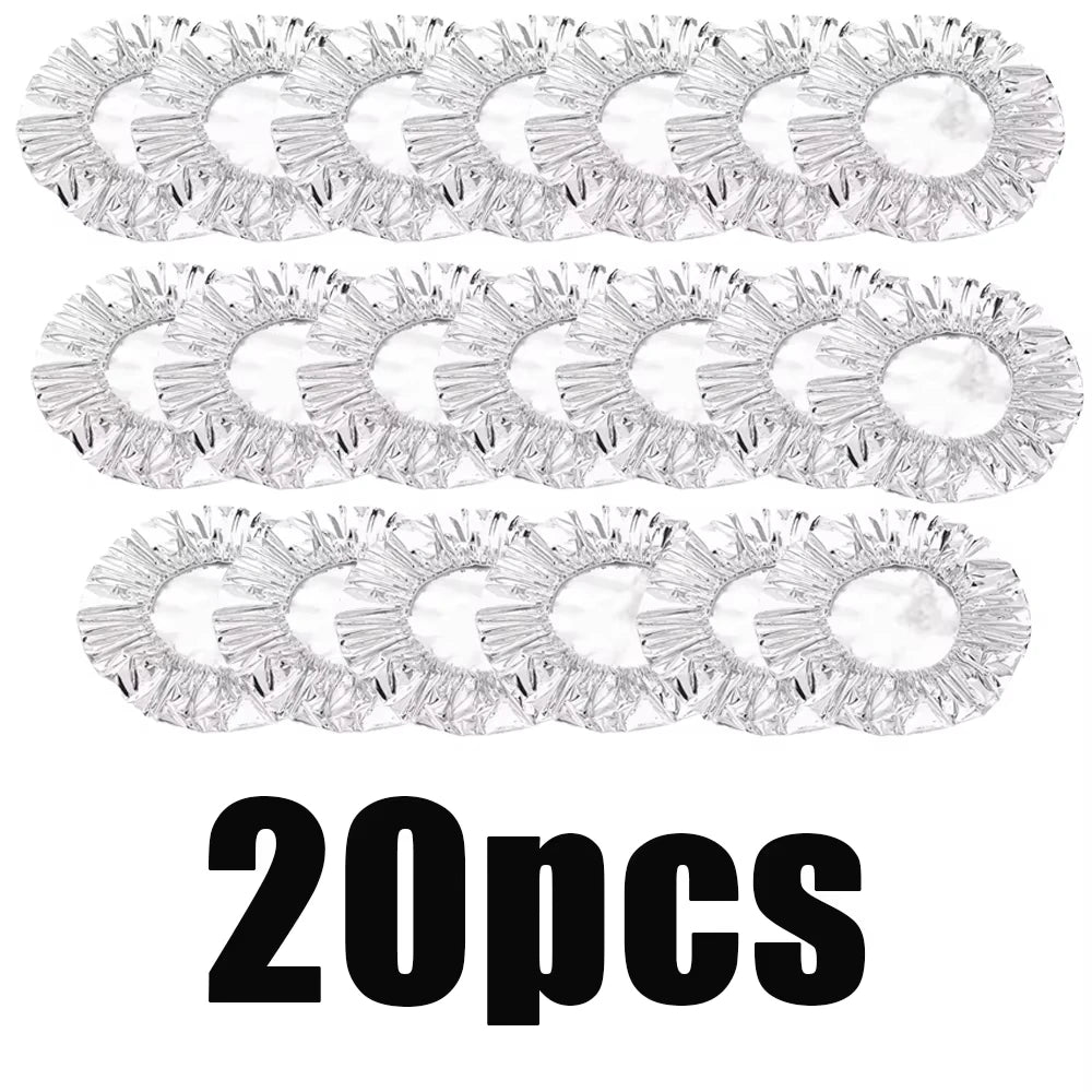Reusable Aluminum Foil Food Covers Thermal Insulated Bowl Lid Set