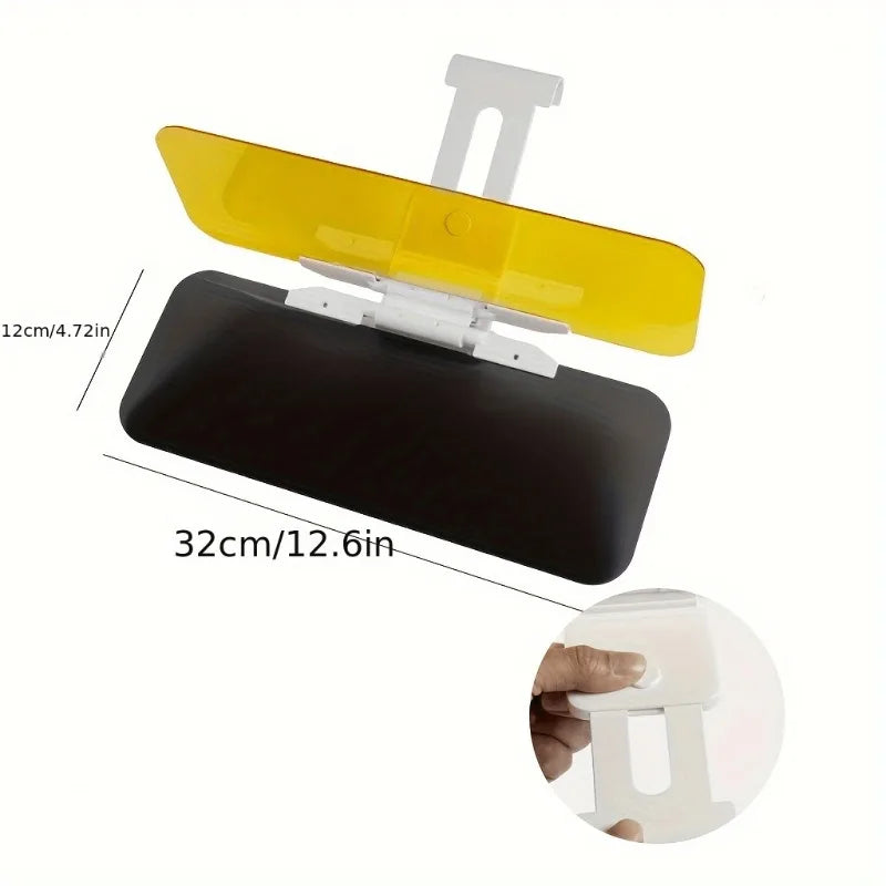 2-in-1 Car Sun Visor Extender Anti-Glare Day and Night Driving Shield - 6
