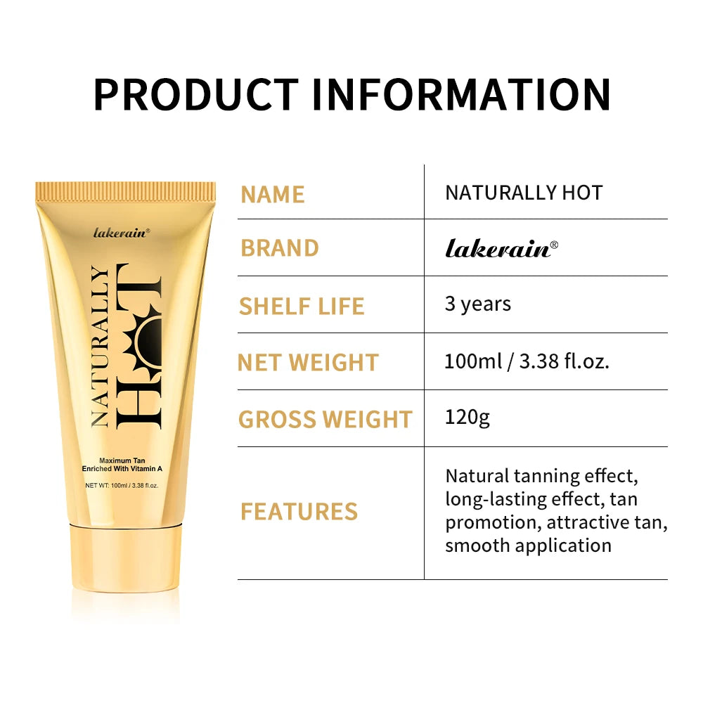 Hot Tanning Cream Long Lasting Bronzer Body Lotion