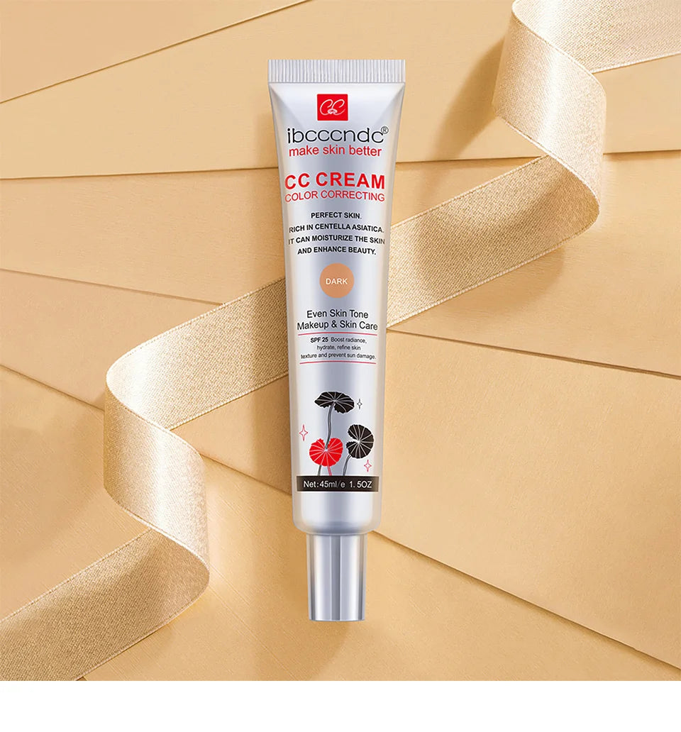 Color Correcting CC Cream Foundation Moisturizing Waterproof Makeup