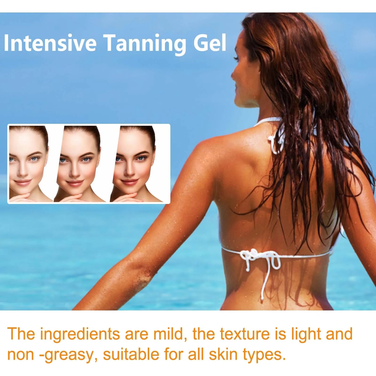Carroten Tanning Gel Sunless Tan Accelerator Cream - 7