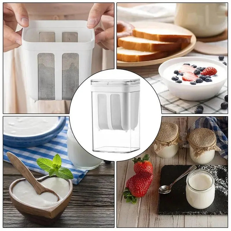1100ml Yogurt Strainer Maker and Whey Separator for Homemade Cheese