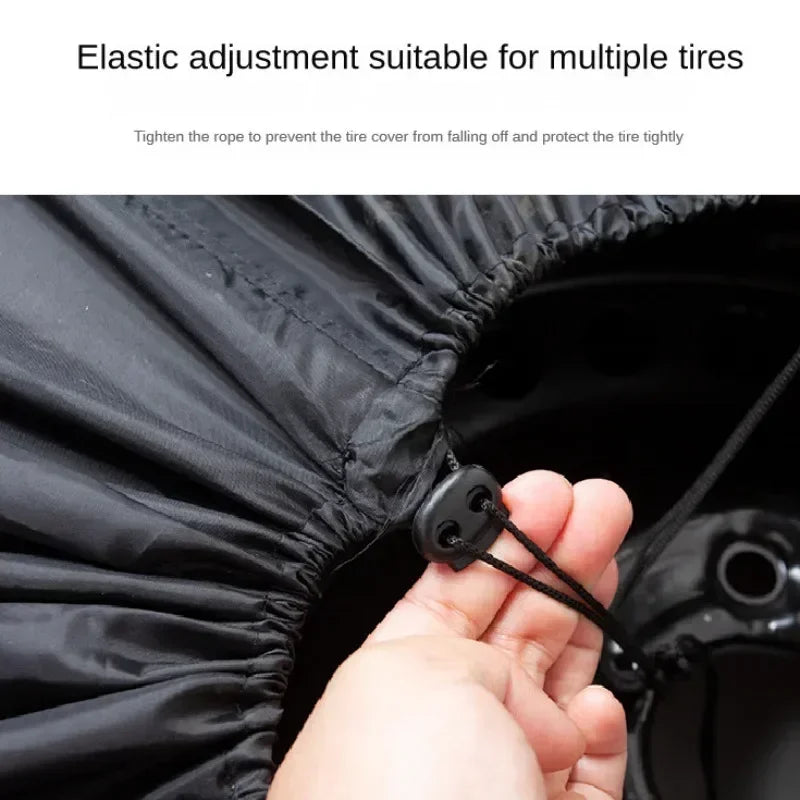 Universal Car Spare Tire Cover Waterproof Dustproof Storage Protector - 5