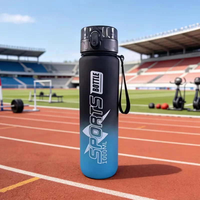 1000ml Gradient Sports Water Bottle Leak Proof Gym Sippy Cup