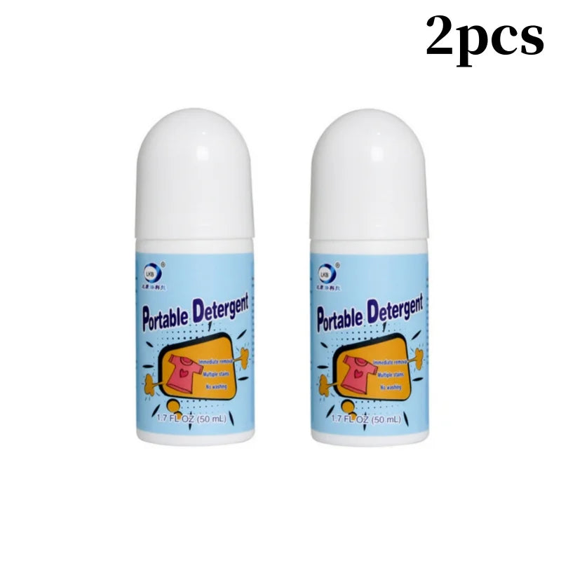 Portable Clothes Stain Remover Pen Rolling Ball Laundry Cleaning Tool