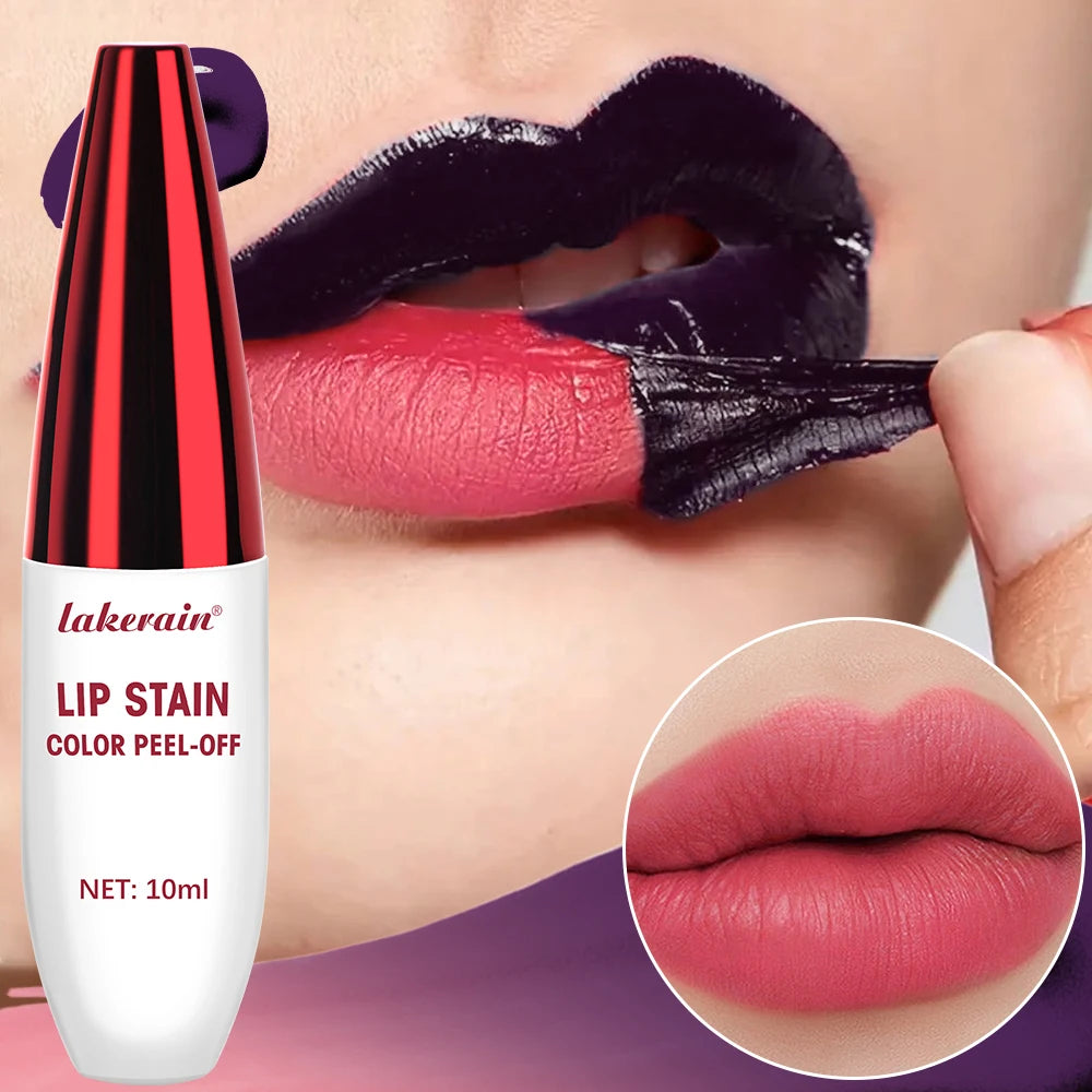 Peel Off Lip Stain Matte Liquid Lipstick Waterproof Lip Gloss - 2