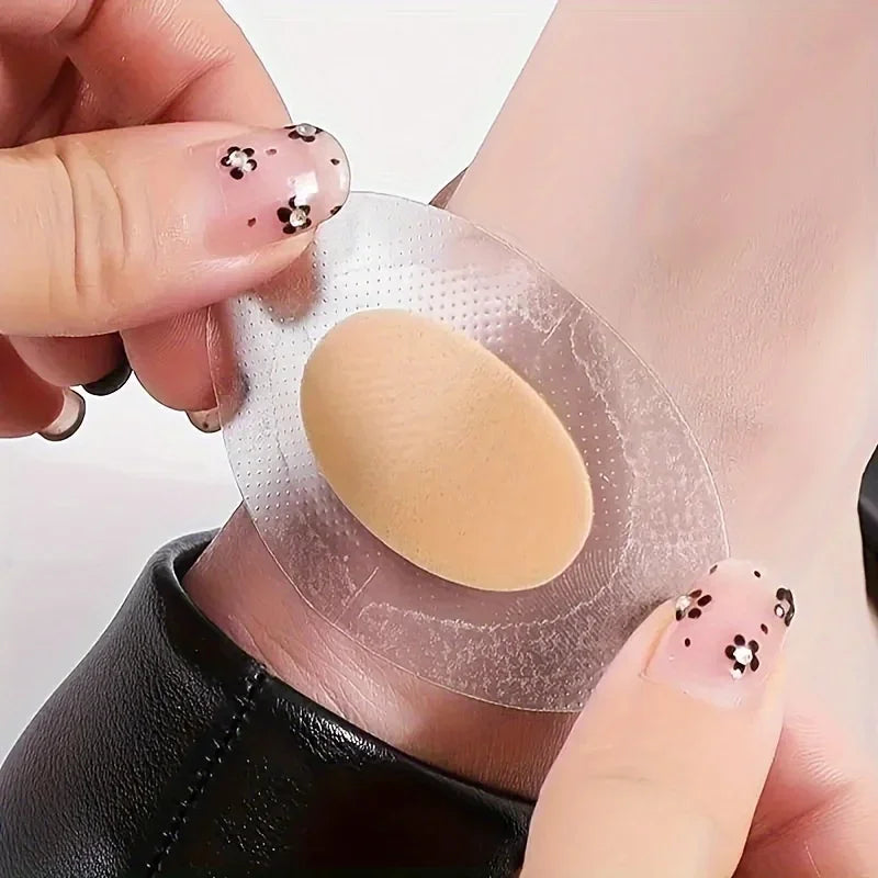 Clear Heel Grips Anti-Blister Shoe Pads Cushioned Foot Protection - 8