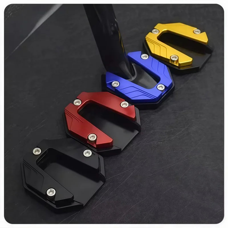 Motorcycle Kickstand Extender Side Stand Extension Pad Support Plate - 3