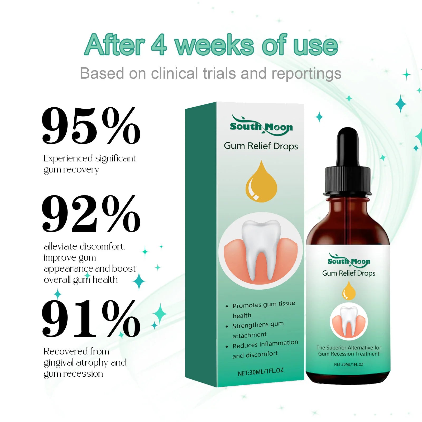 Toothache Relief Drops Plaque Stain Gum Pain Cure Oral Care - 3