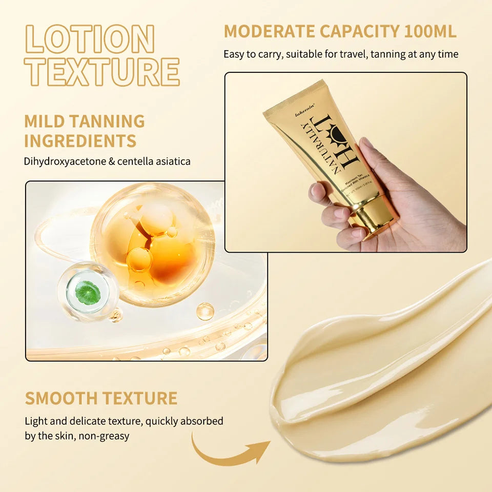 Hot Tanning Cream Long Lasting Bronzer Body Lotion