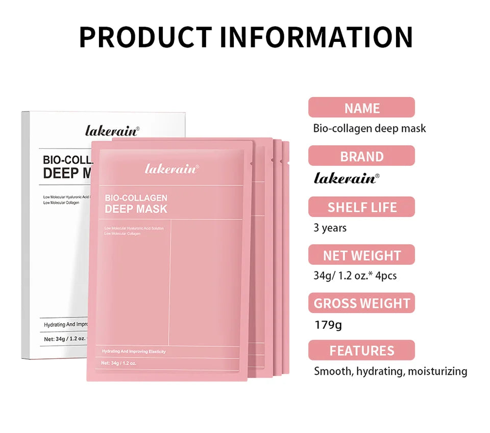 Bio Collagen Deep Hydrating Face Mask Pore Minimizing Overnight Mask - 15