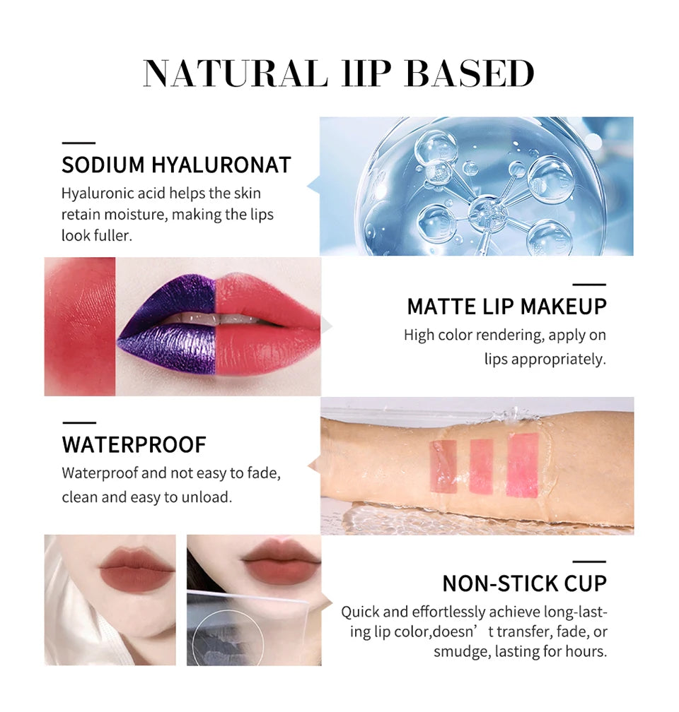 Peel Off Lip Gloss Long Lasting Waterproof Lip Tint Stain