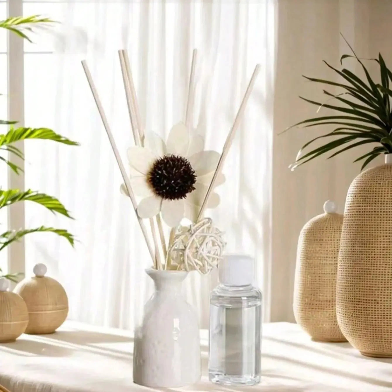 Aromatherapy Reed Diffuser Set Home Fragrance Air Freshener Gift