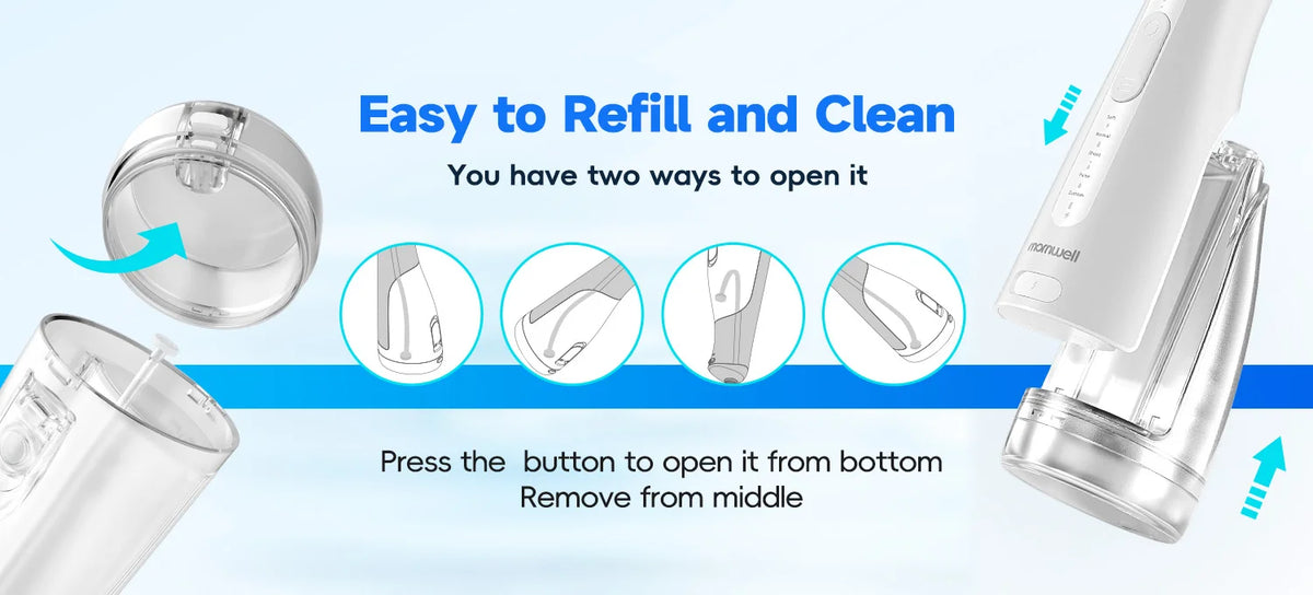 Water Flosser Cordless Oral Irrigator Teeth Cleaner