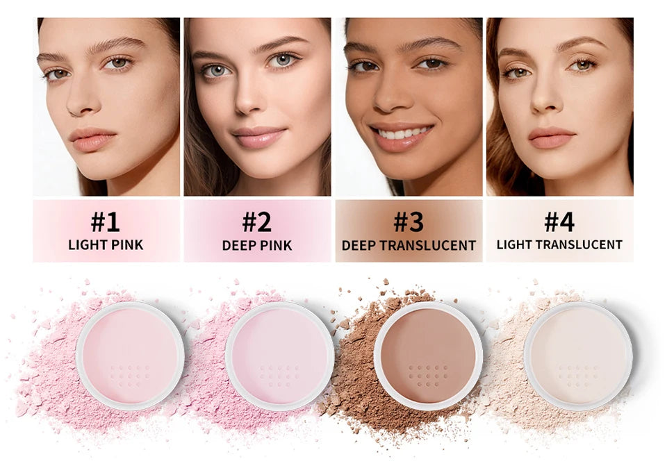 Baked Setting Loose Powder Oil Control Matte Face Powder - 8