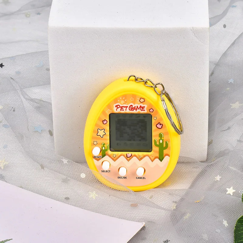 Electronic Virtual Pet Game Keychain Nostalgic Digital Animal Toy