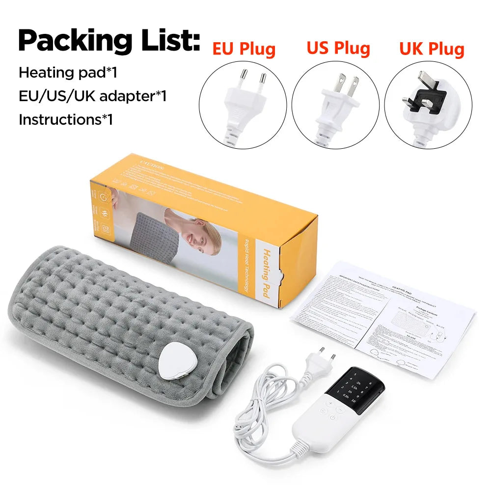Electric Heating Pad Fast Heating Thermal Mat Back Pain Relief