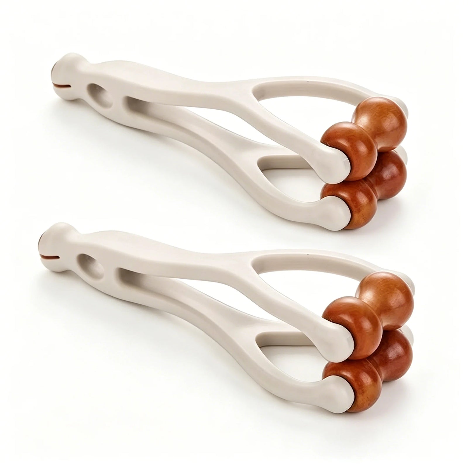 Wood Finger Massage Roller Hand Acupressure Stick Relief Tool