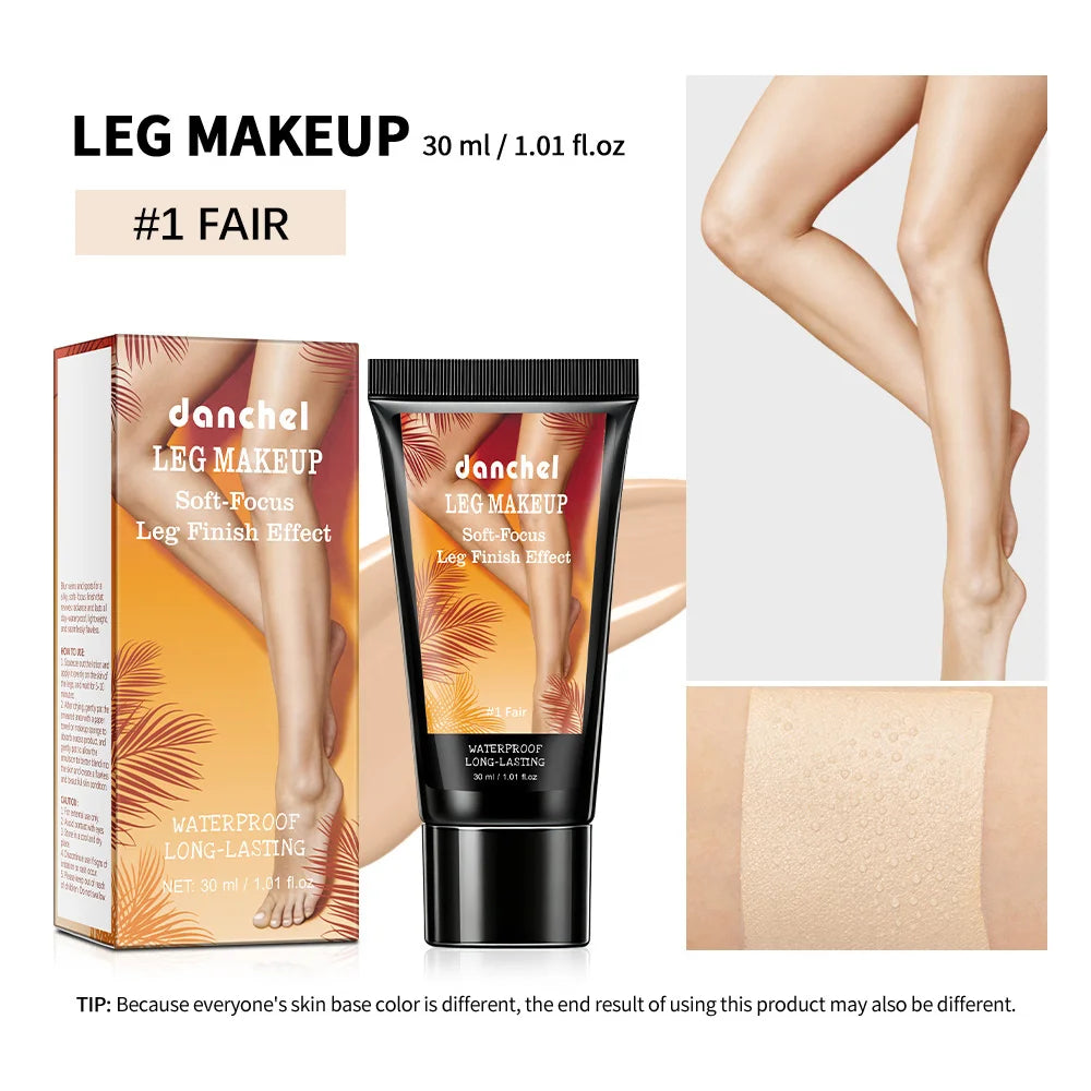 30ml Waterproof Leg Makeup Body Foundation Concealer - 21