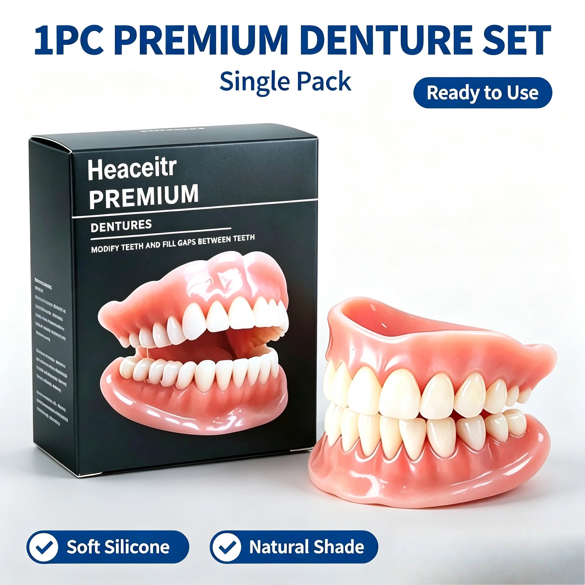 Slim Custom Fit Dentures Boil to Shape Comfort Denture - 7