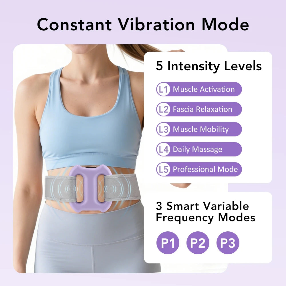 Electric Fascia Ring Fitness Body Shaping Massager - 8