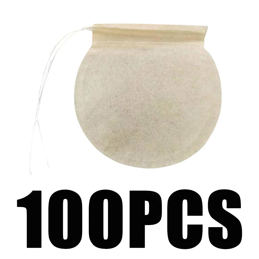 Disposable Tea Filter Bags - Loose Leaf Tea Infuser and Spice Sachets - 13