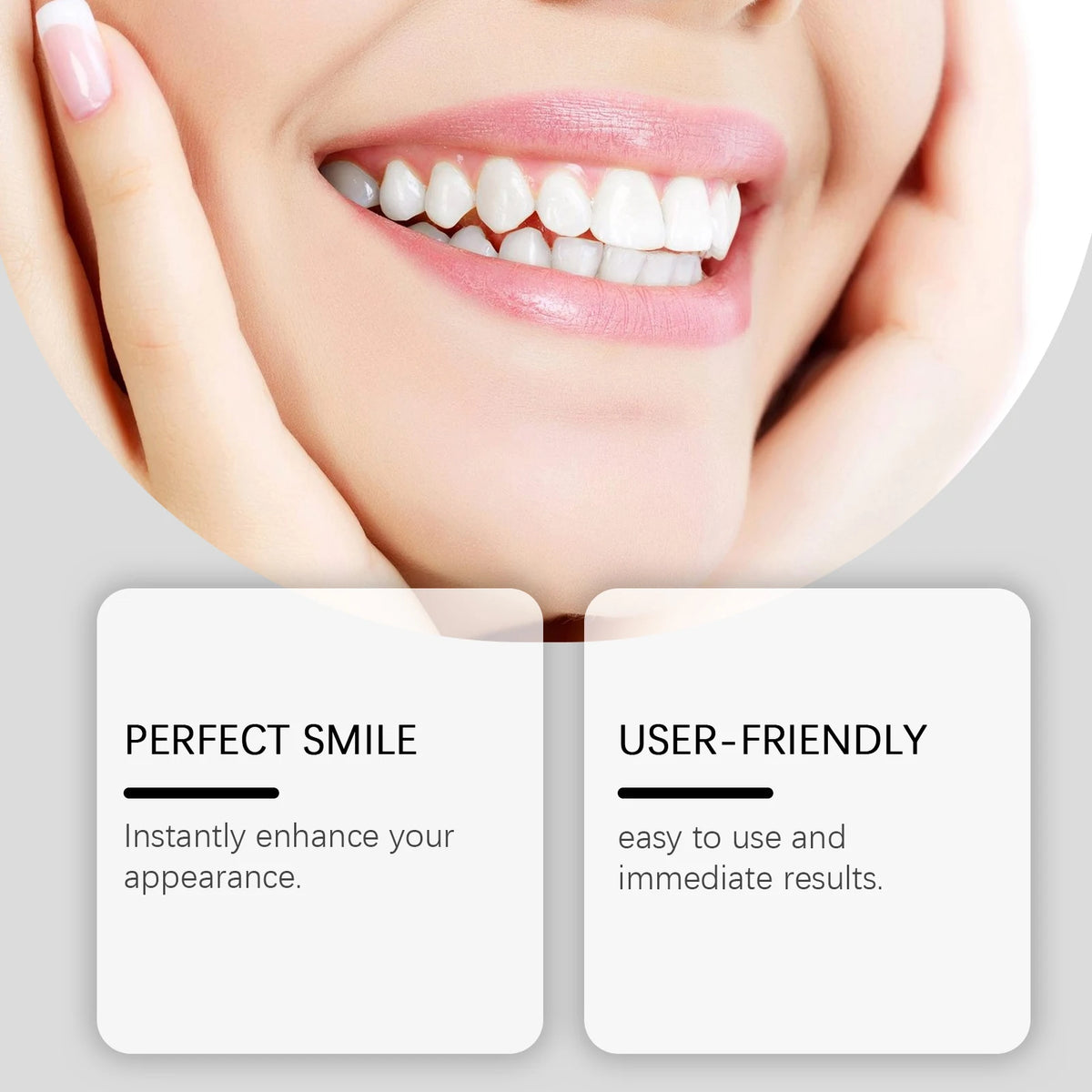 Silicone Denture Set Temporary False Teeth Veneers