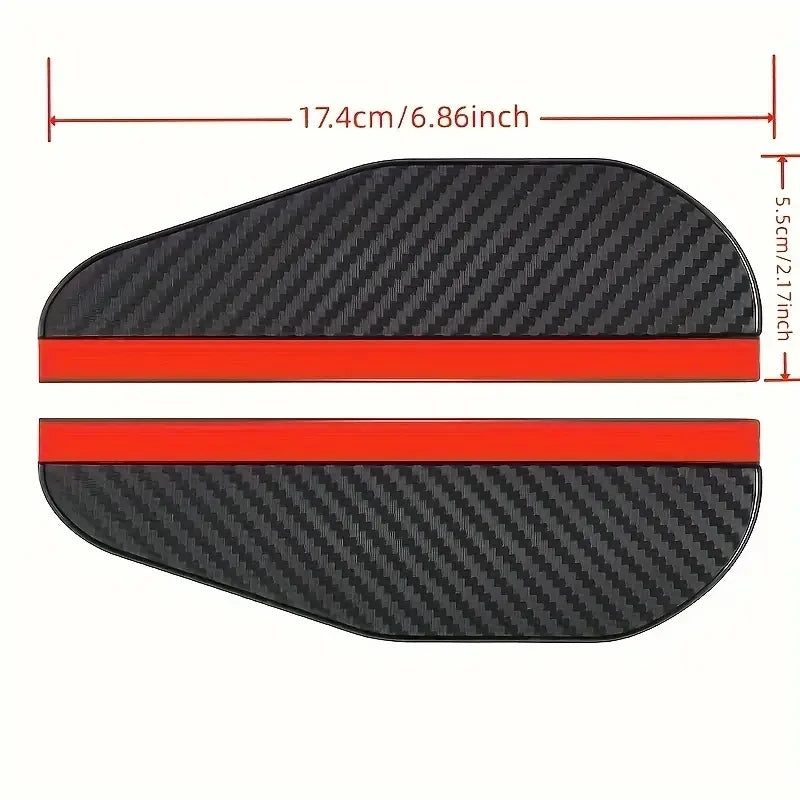 Car Rearview Mirror Rain Guards Side Mirror Rain Shields Eyebrow Cover
