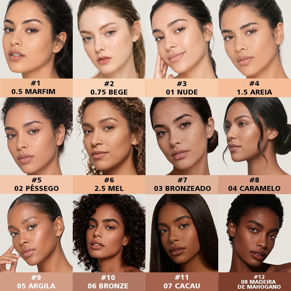 Danchel Lightweight Liquid Foundation Matte Soft Makeup - 9
