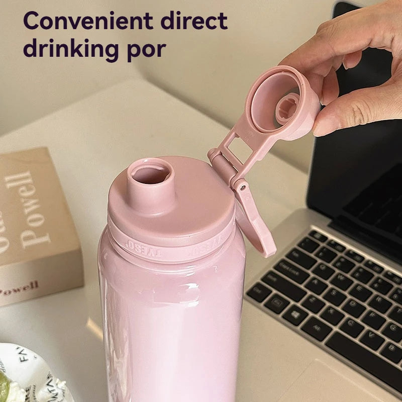 TYESO Stainless Steel Vacuum Insulated Water Bottle Travel Flask - 8