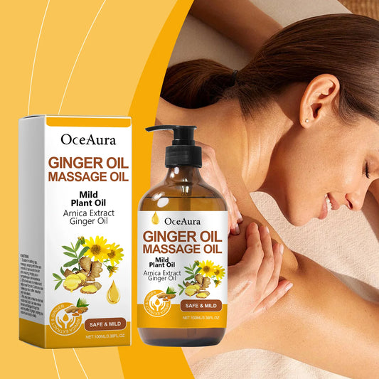 Ginger Massage Oil Body Relaxing Essential Oil