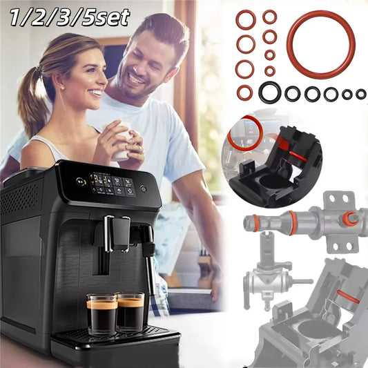 Coffee Machine O-Ring Seal Kit Silicone Gasket Repair Set