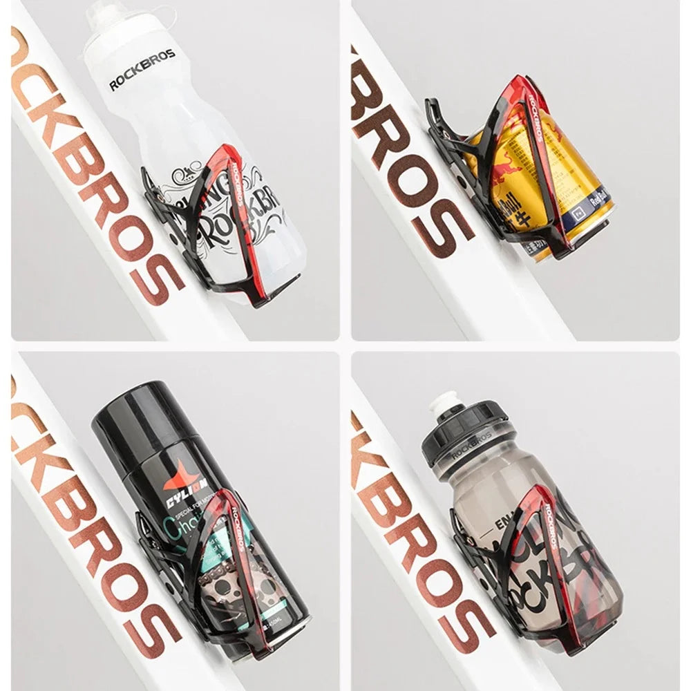 ROCKBROS Cycling Water Bottle and Bike Cage Set 750ml Sports Kettle - 24