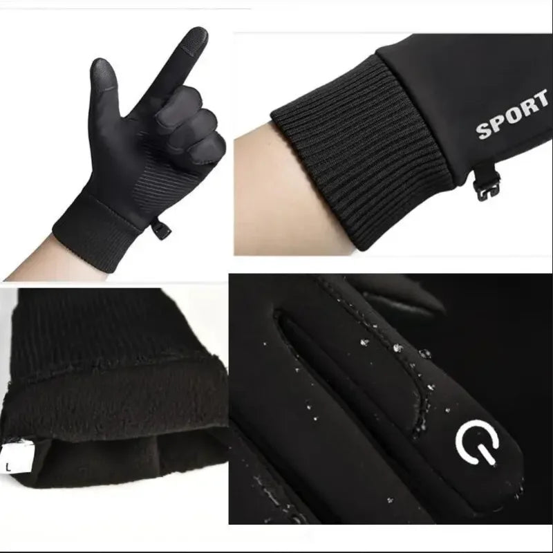 Winter Waterproof Touch Screen Gloves for Cycling Skiing and Running - 6
