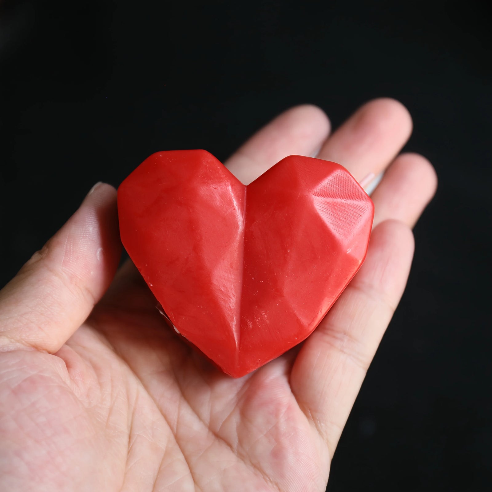 2pc Heart Shaped Scented Aromatherapy Candles Romantic Valentine Gift
