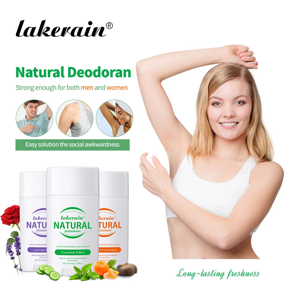 Solid Deodorant Stick Natural Perfume Balm Long Lasting Fragrance - 7