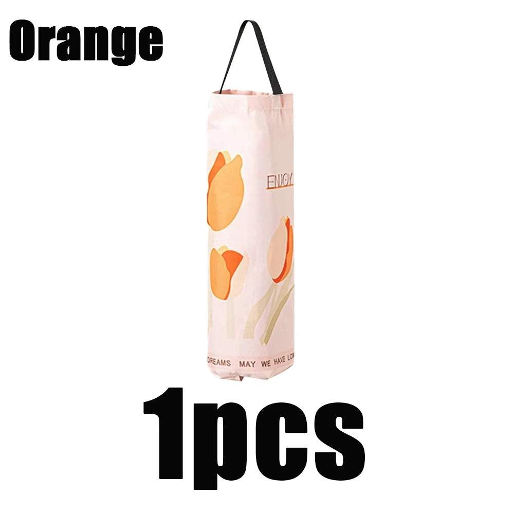Wall Mounted Grocery Bag Dispenser Plastic Bag Storage Organizer Holder - 15