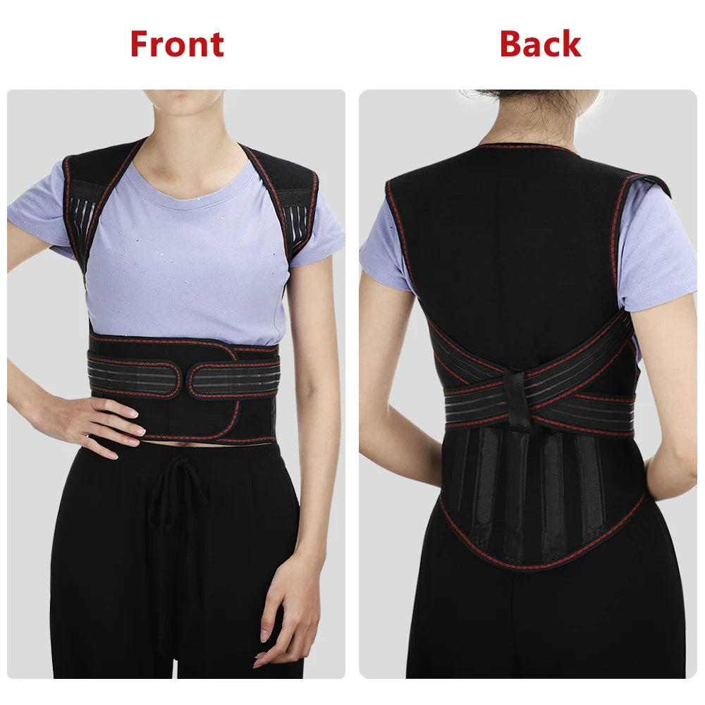 Tourmaline Magnetic Self Heating Back Waist Vest Brace - 23
