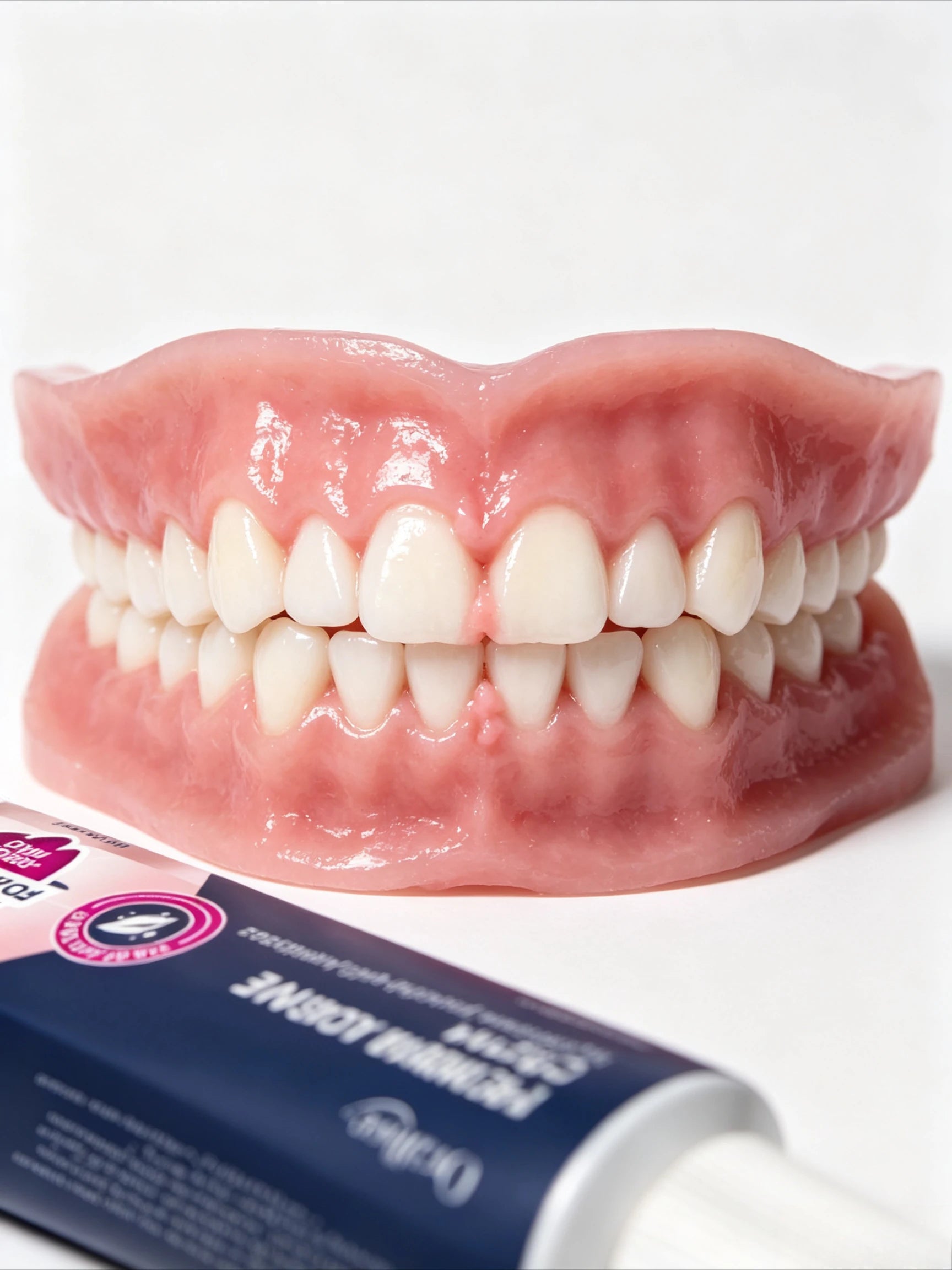 Denture Adhesive Cream Secure Fix Glue for Full Partial Dentures - 6